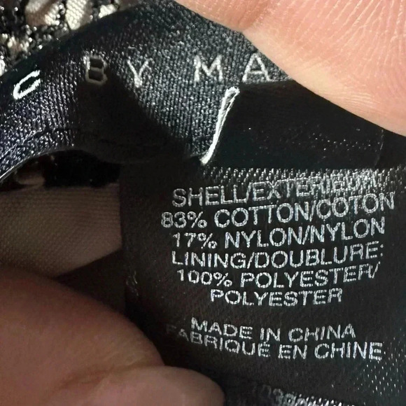 Marc by Marc Jacobs Women’s Black Floral Lace Top with Bow - Picture 10 of 12